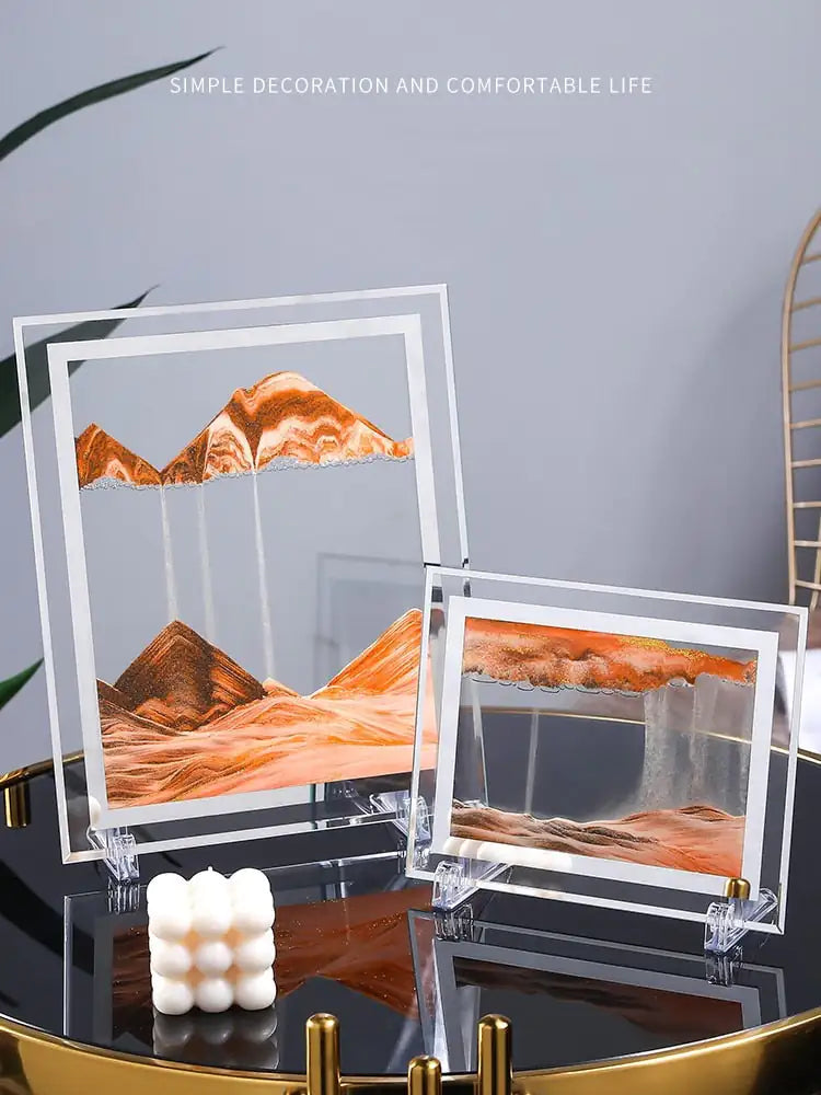 Rectangular Sandscape Art Display